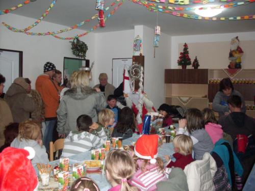 Rozsvícení vánočního stromečku+ČERT A MIKULÁŠ 2010